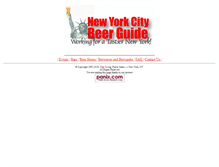 Tablet Screenshot of nycbeer.org